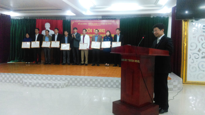 OSC升龍在勞務輸出活動上榮獲卓越的證書